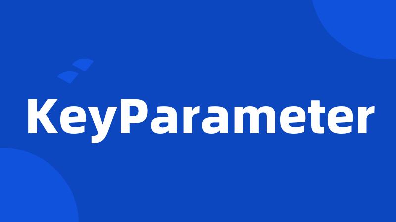 KeyParameter