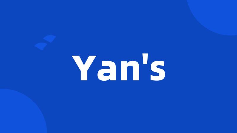 Yan's
