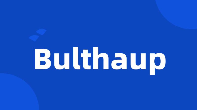 Bulthaup