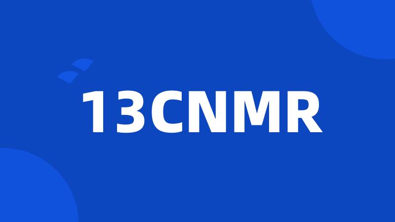 13CNMR