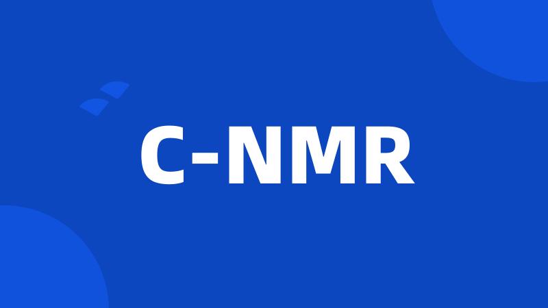 C-NMR