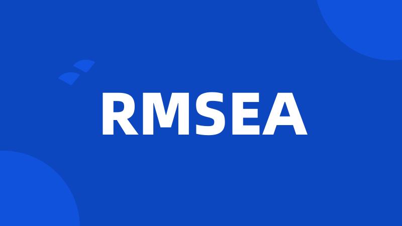 RMSEA