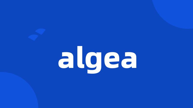 algea