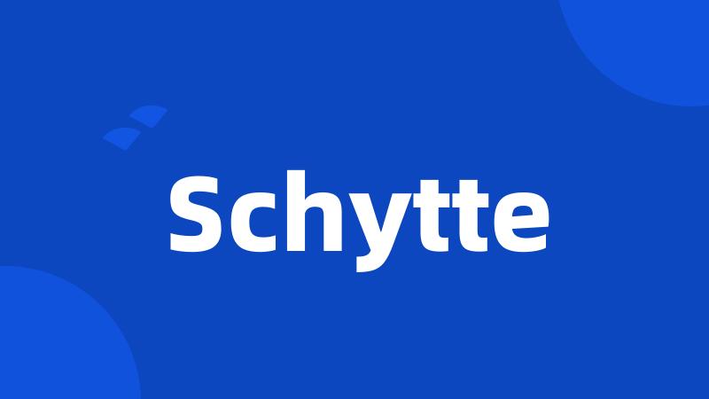 Schytte