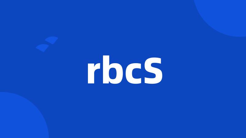 rbcS