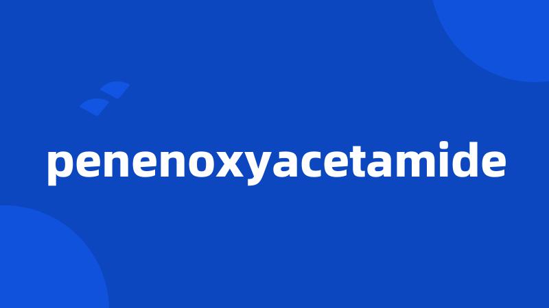 penenoxyacetamide