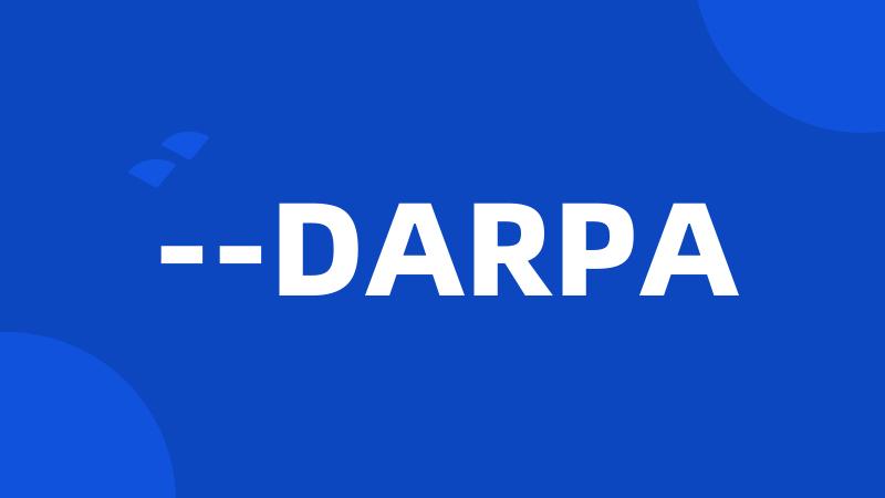 --DARPA