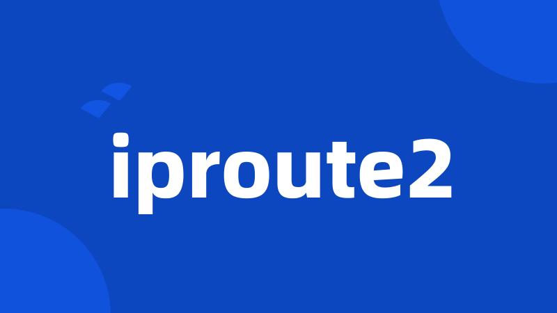 iproute2