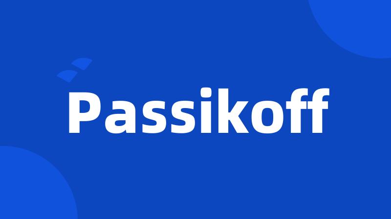 Passikoff