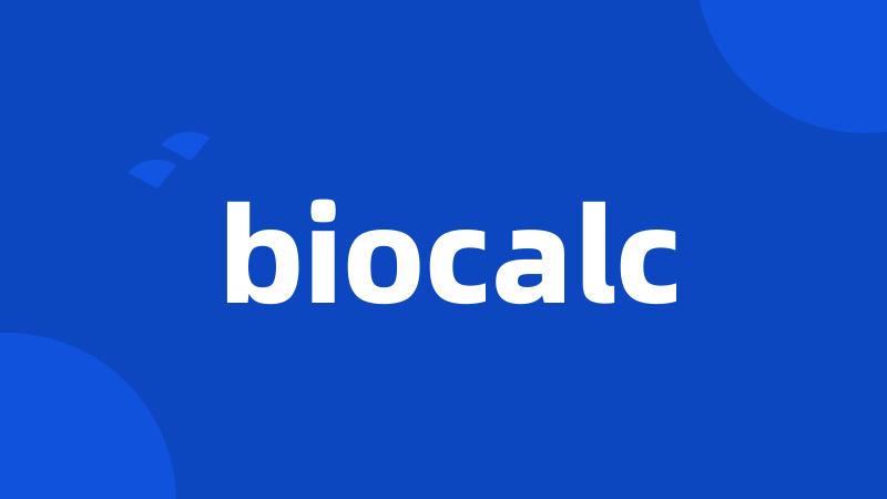 biocalc