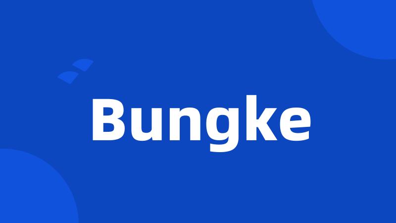 Bungke