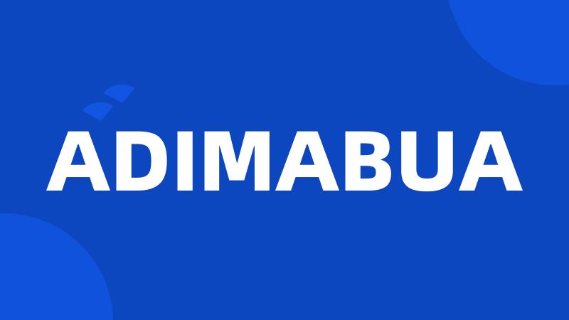 ADIMABUA