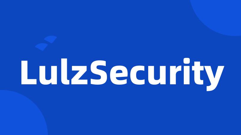 LulzSecurity