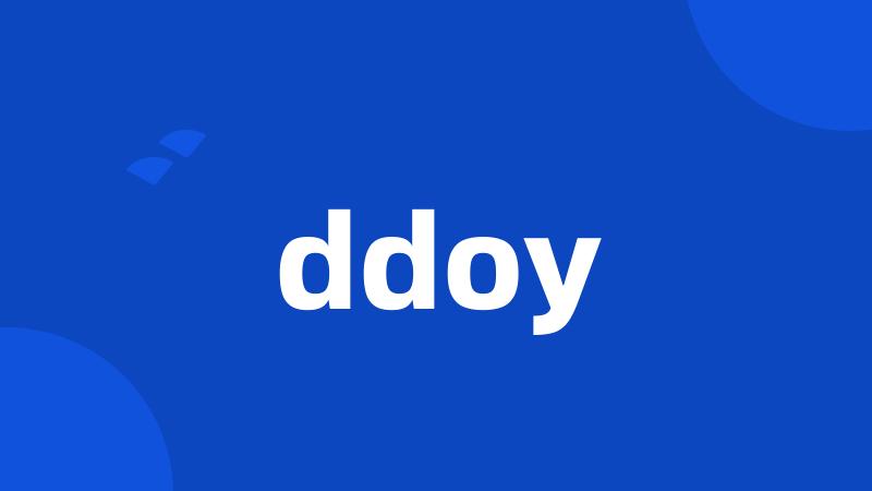 ddoy