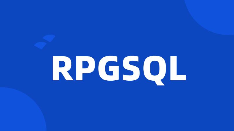 RPGSQL