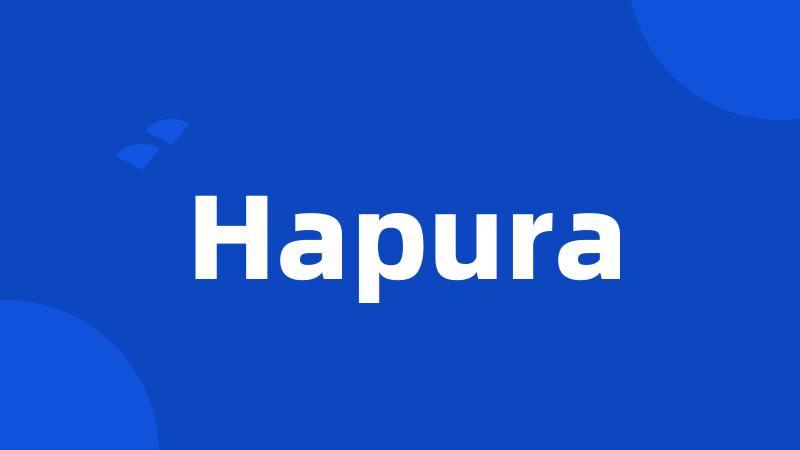 Hapura