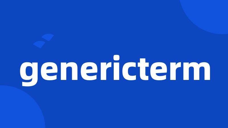 genericterm