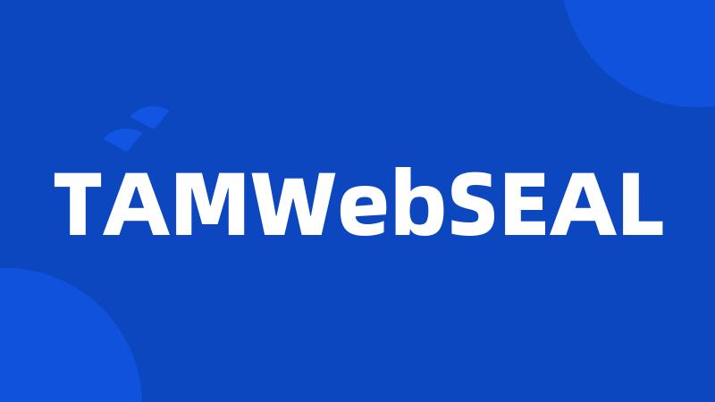 TAMWebSEAL