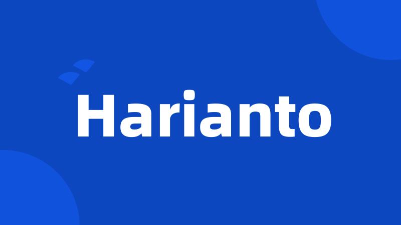 Harianto