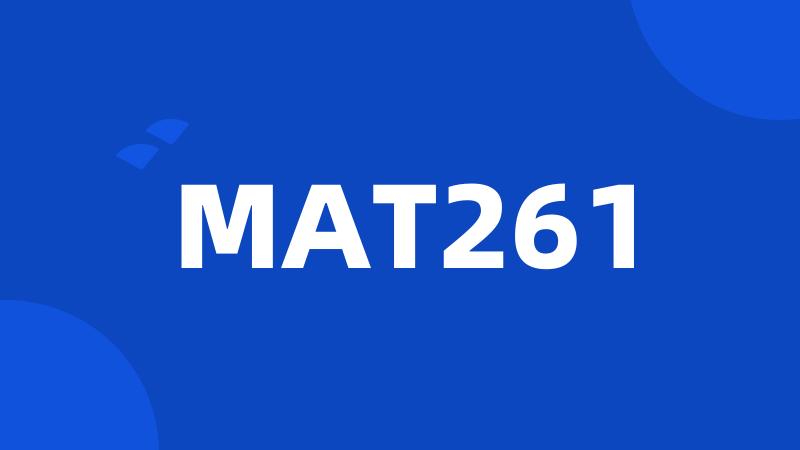 MAT261