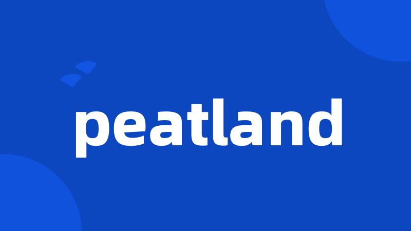 peatland