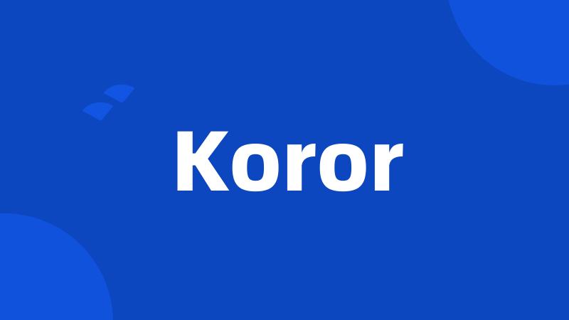 Koror