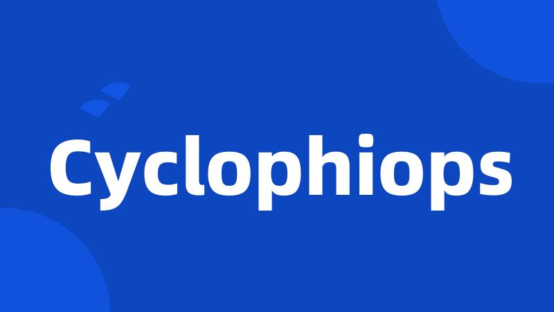 Cyclophiops