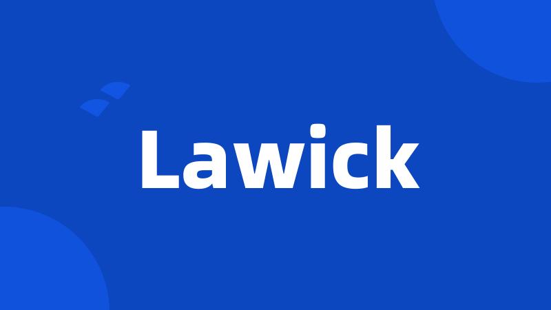 Lawick