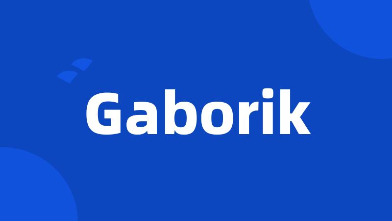 Gaborik