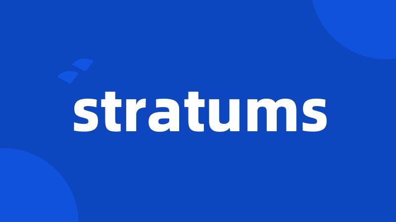 stratums