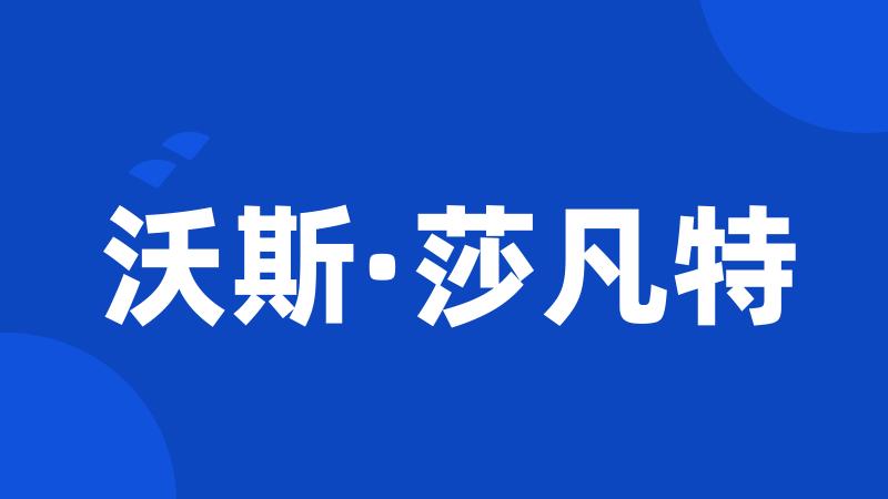 沃斯·莎凡特