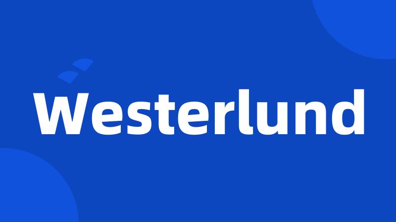 Westerlund