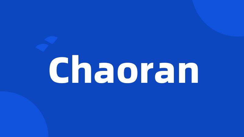 Chaoran
