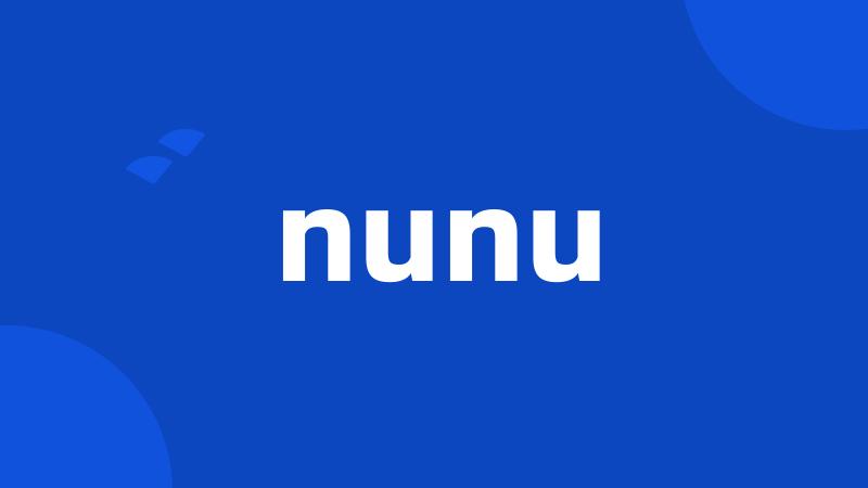 nunu