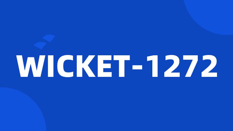 WICKET-1272