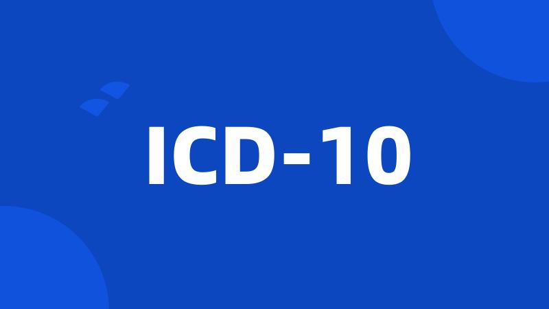 ICD-10