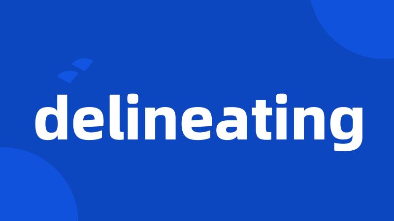 delineating