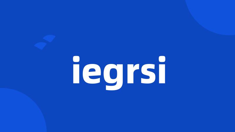 iegrsi