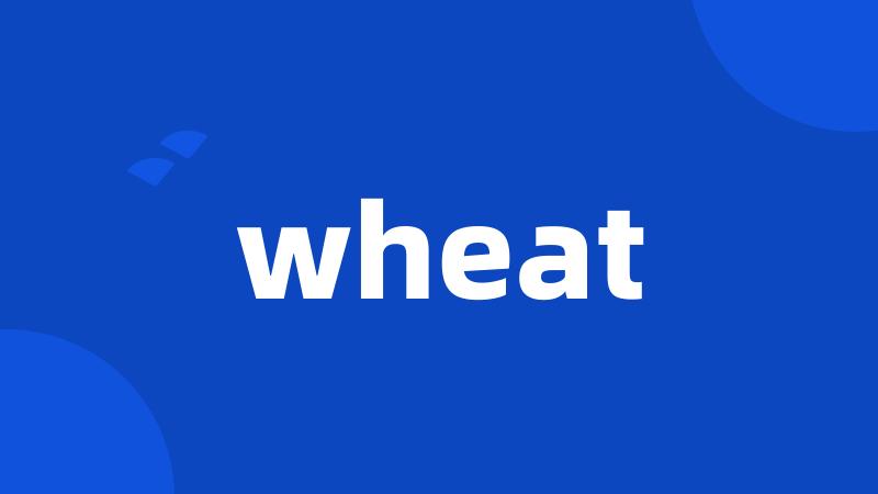 wheat