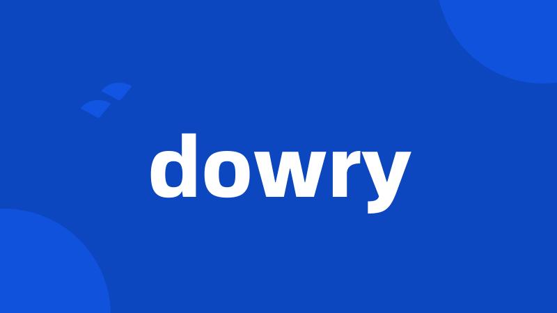 dowry