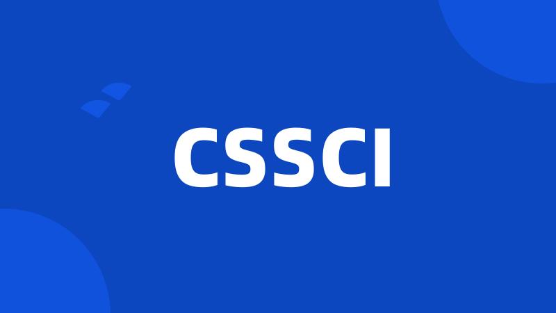 CSSCI