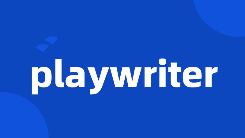 playwriter