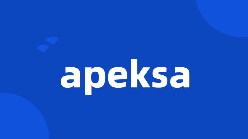 apeksa