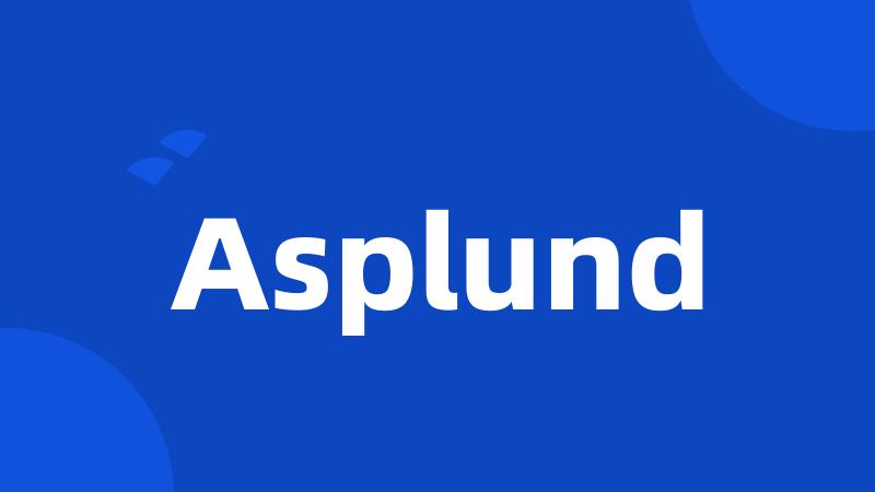 Asplund