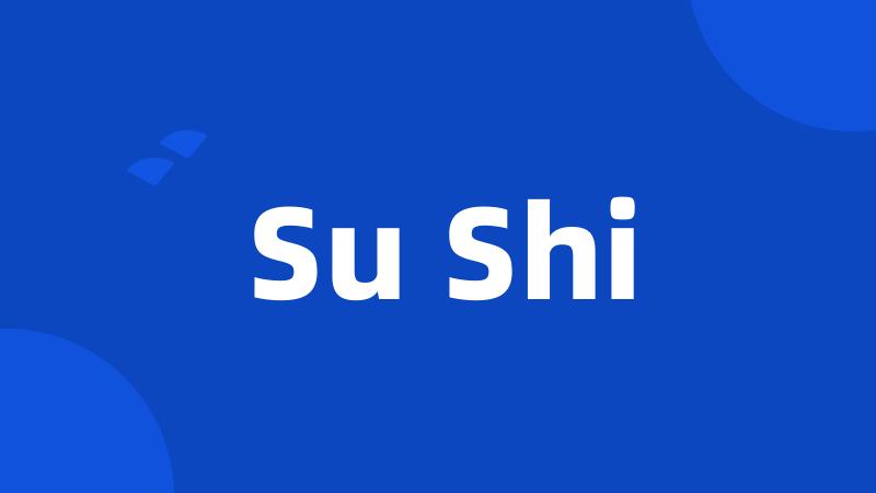 Su Shi