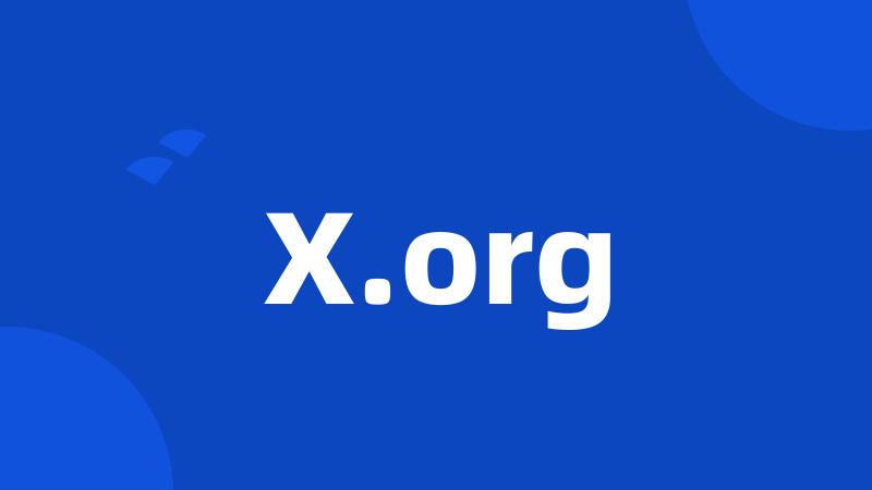 X.org