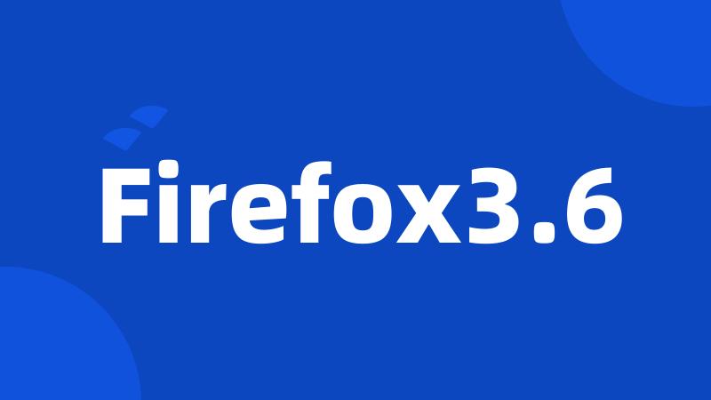 Firefox3.6