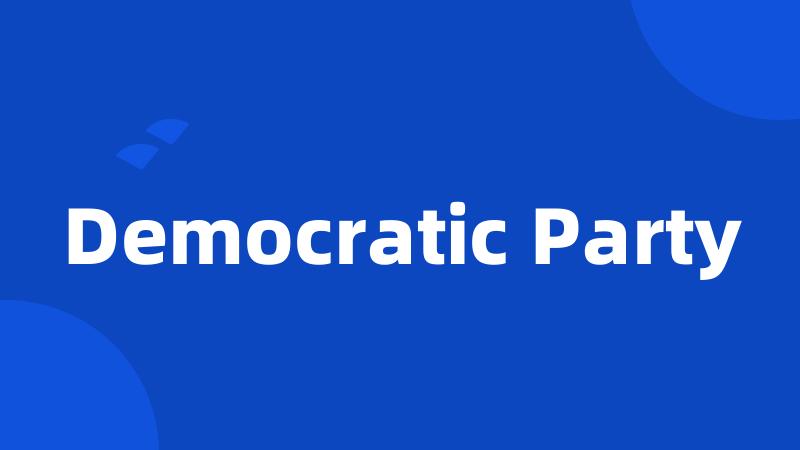 Democratic Party