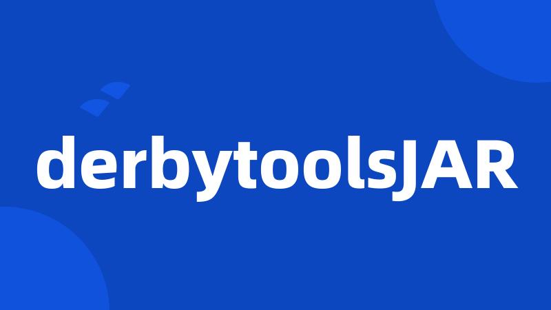 derbytoolsJAR