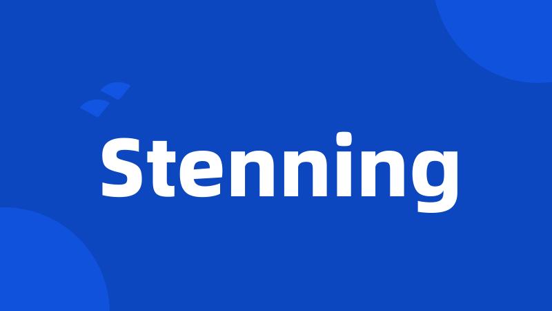 Stenning